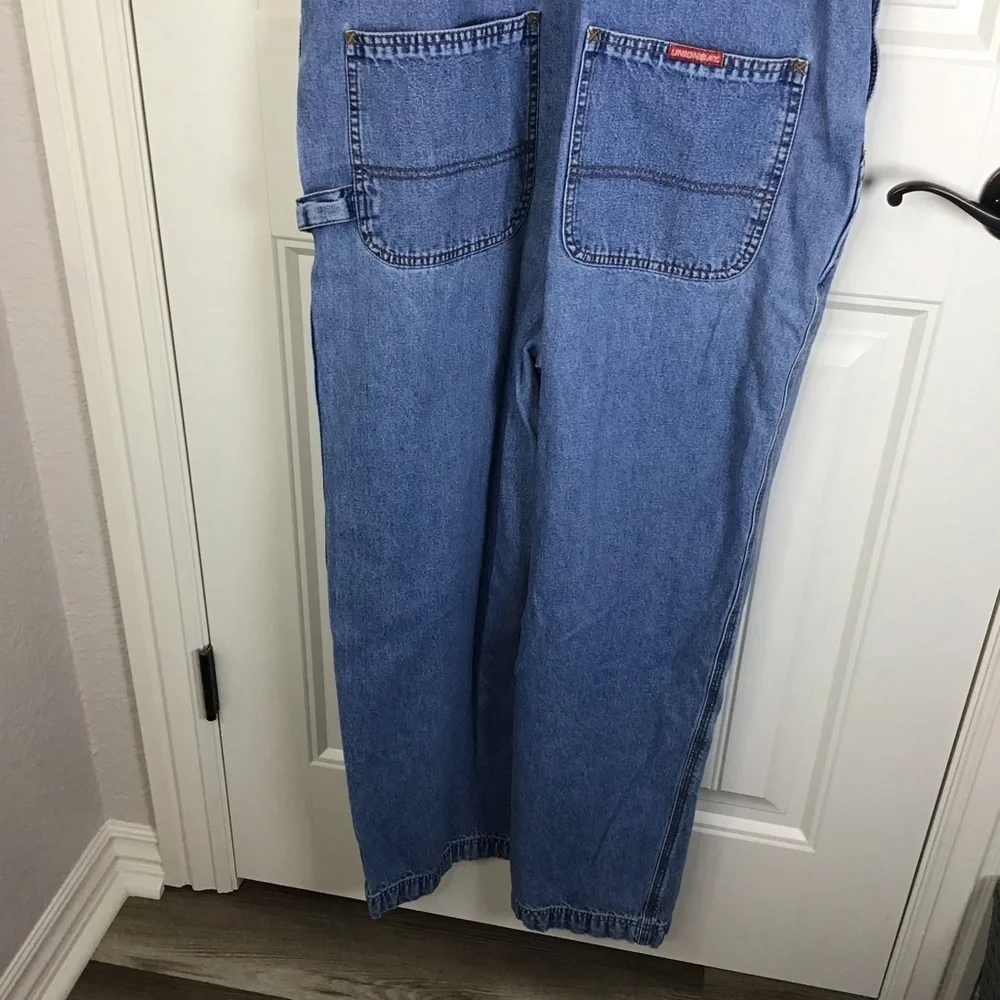 Vintage Y2K Unionbay Denim Carpenter Overalls Size Medium. - Picture 11 of 11
